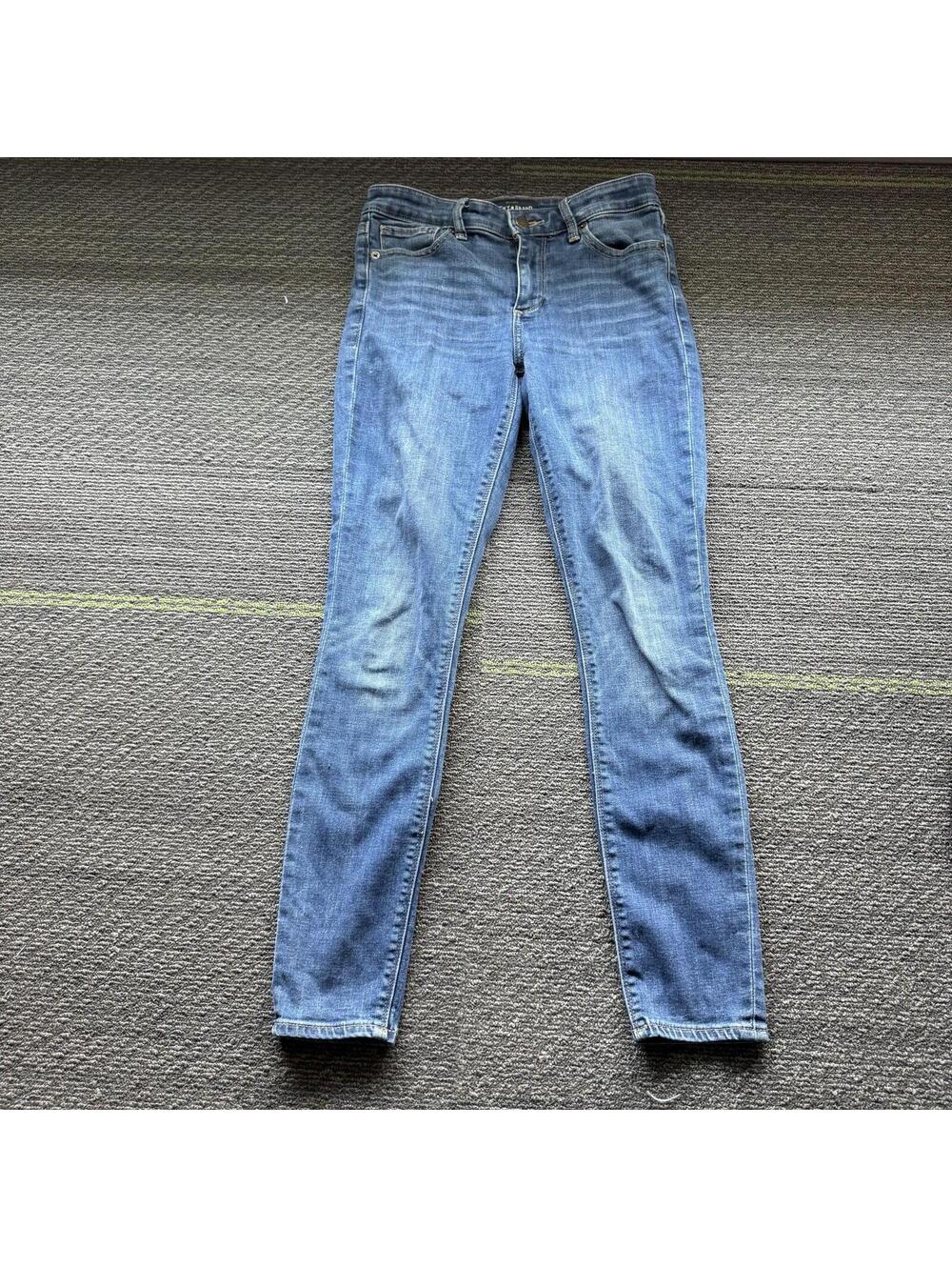 Lucky Brand Women Size 2/26 AVA Mid Rise Skinny Ankle Blue Jeans